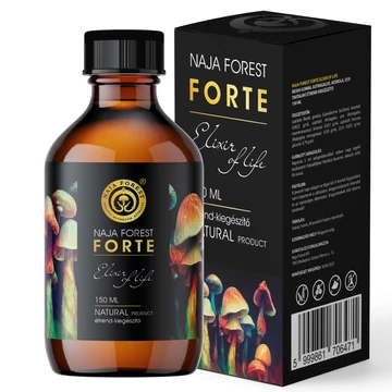 Naja Forest Forte Elixir folyekony gomba kivonat astragalus, acerola és Q10 -vel