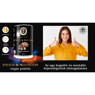 Naja Forest Energia és Gomba vegán fehérje shake 240g dobozos kiszerelésben