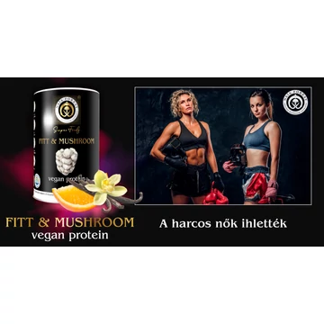 Naja Forest Fitt és gomba vegán fehérjepor 560 g dobozos kiszerelésben