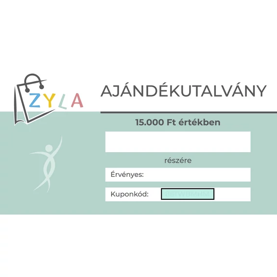 Ajándék utalvány 15000 Ft