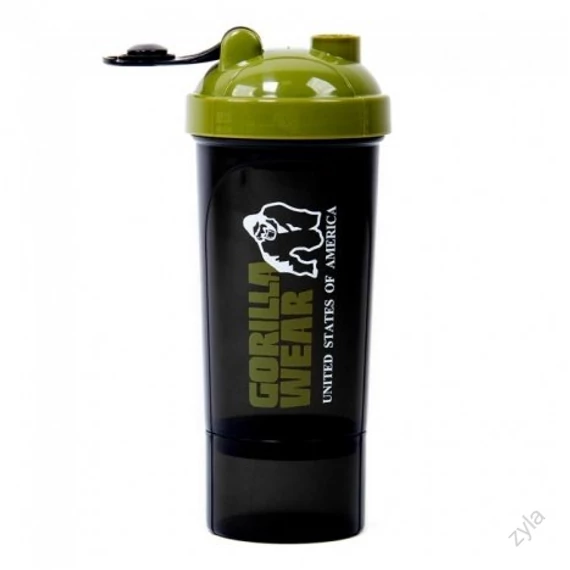 MŰANYAG COMPACT SHAKER - FEKETE/KATONA ZÖLD - ZYLA