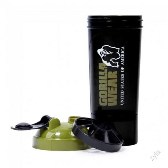 MŰANYAG COMPACT SHAKER - FEKETE/KATONA ZÖLD - ZYLA