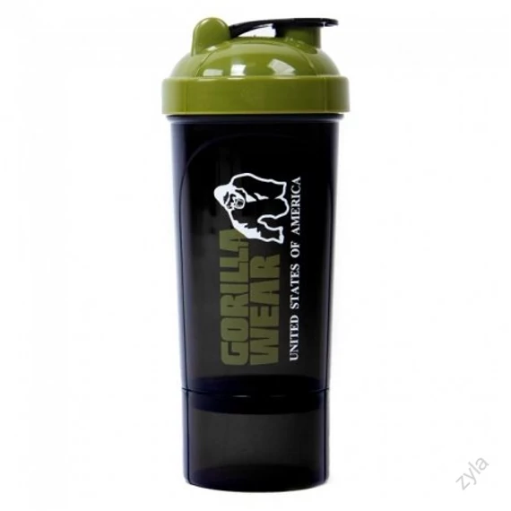 MŰANYAG COMPACT SHAKER - FEKETE/KATONA ZÖLD - ZYLA