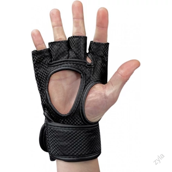 BEREA MMA KESZTYŰ HÜVELYKUJJ NÉLKÜLI - FEKETE/ FEHÉR - ZYLA