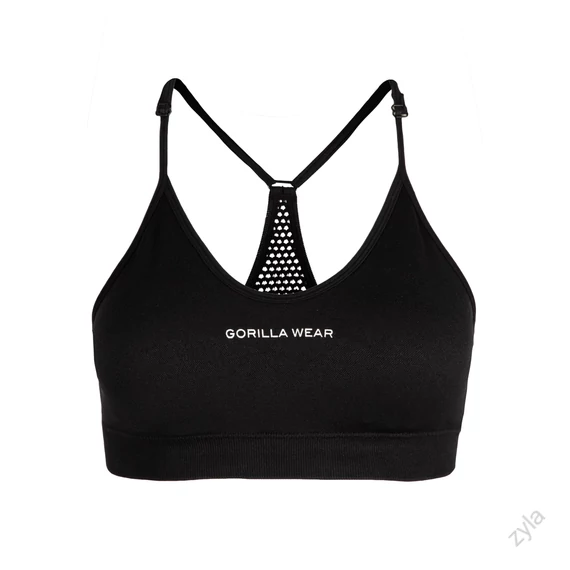 QUINCY VARRÁSMENTES SPORTMELLTARTÓ - FEKETE - ZYLA