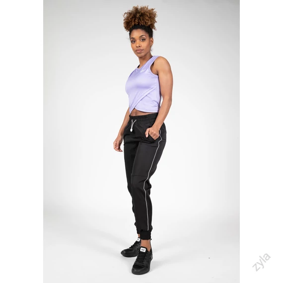 ESTELLE ÁTLAPOLT CROP TOP - LILA- ZYLA
