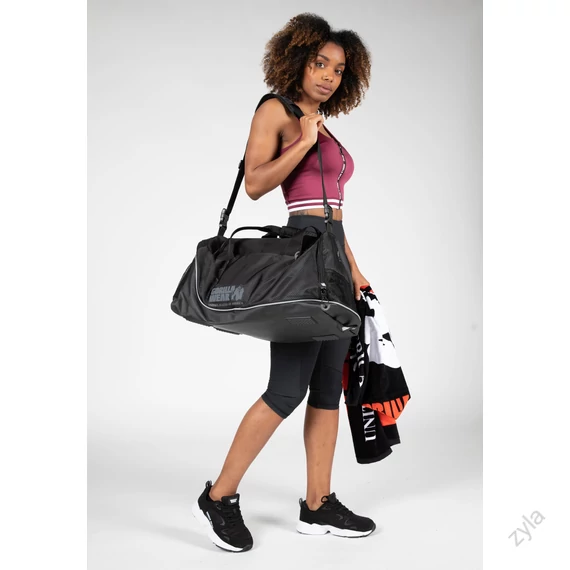 Gorilla Wear zipzáras crop top burgundi vörös